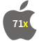 Aplicativo 71x para iOS